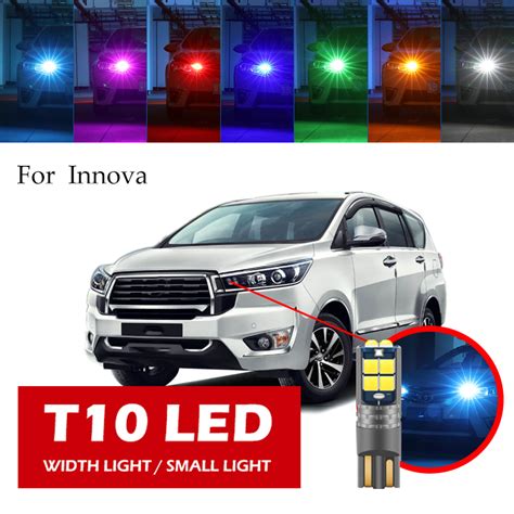 1ps T10 LED W5W Dành Cho Xe Toyota Innova 2008 2015 Đèn Cửa Bên Đèn