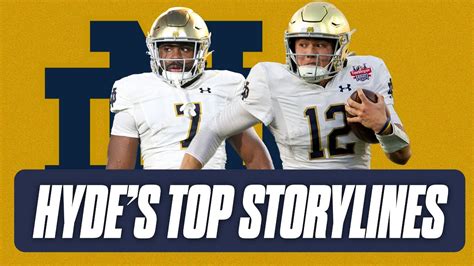 Top Storylines For Notre Dame Football For 2023 Wr Shuffle Vyper