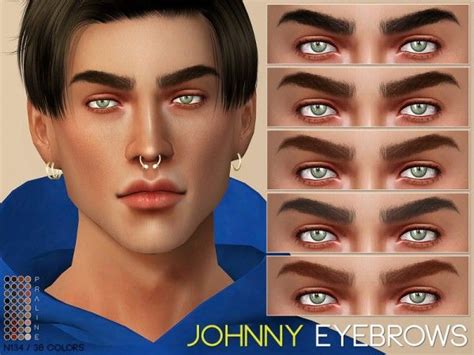 Johnny Eyebrows N135 By Praline Sims For The Sims 4 Spring4sims The