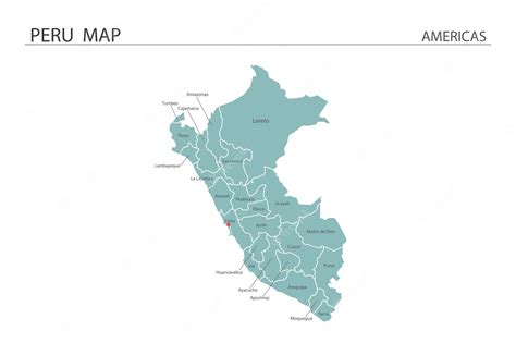 Premium Vector | Peru map vector illustration map have all province and ...