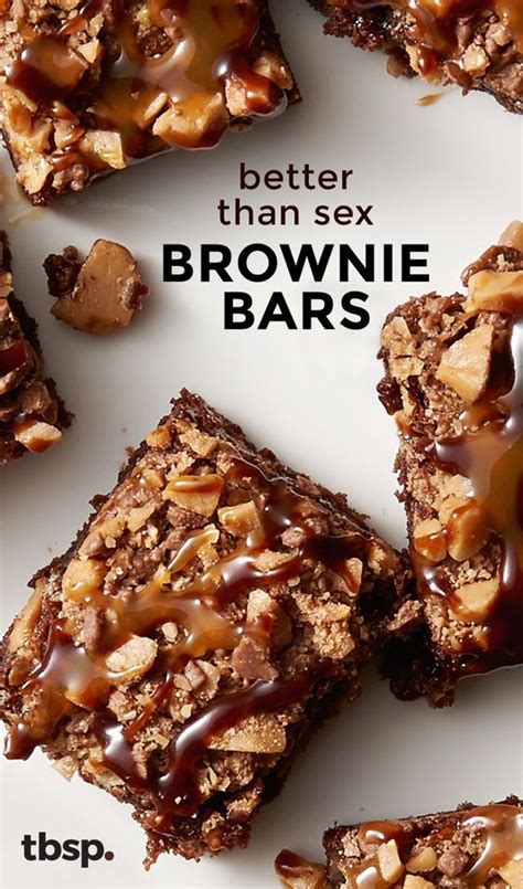 Better Than Sex Brownie Bars Food Easy