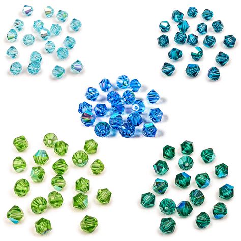 Potomac Crystal Bicone Beads Ocean Breeze Collection Mm Pack Of