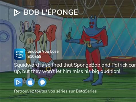 Regarder Bob L Ponge Saison Pisode Streaming Complet