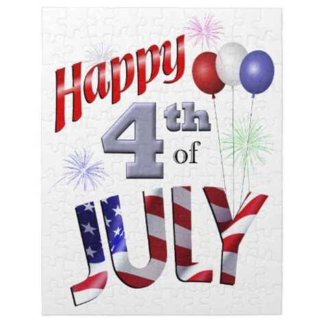 The 4th Of July Jigsaw Puzzle Holiday Puzzle 4th Of July Jigsaw Puzzles