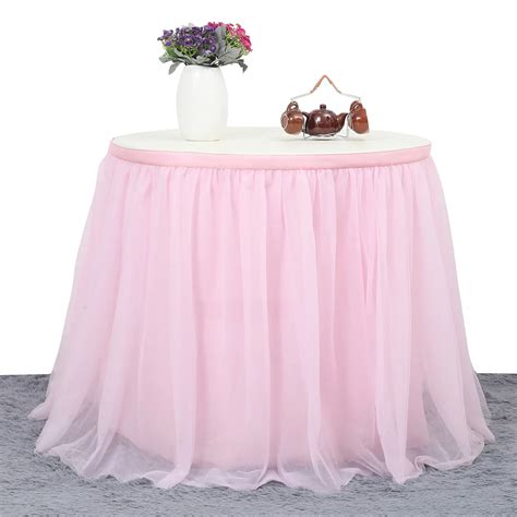 Romantic Wedding Party Birthday Tulle Tutu Table Skirt Tableware Table