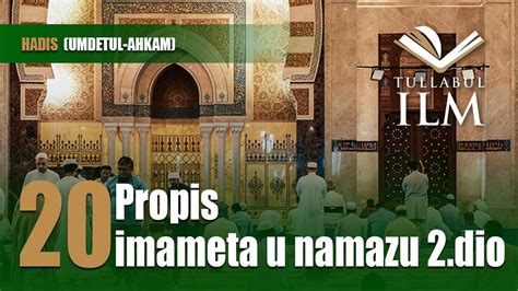 Propis imameta u namazu 2 dio dr Zijad Ljakić Tullabul Ilm YouTube