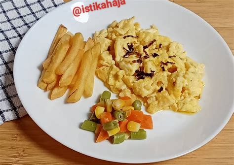 Resep Scramble Egg Ala Mc D Oleh Istikah Cookpad