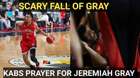 PBA UPDATE JEREMIAH GRAY OF BRGY GINEBRA NAINJURY SA HULING LABAN NG