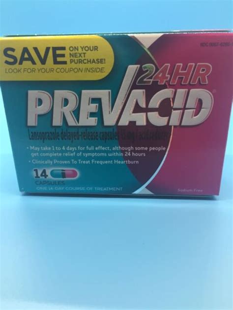 Prevacid 24 Hr Acid Reducer 14 Capsules 15 Mg 💥 Ebay