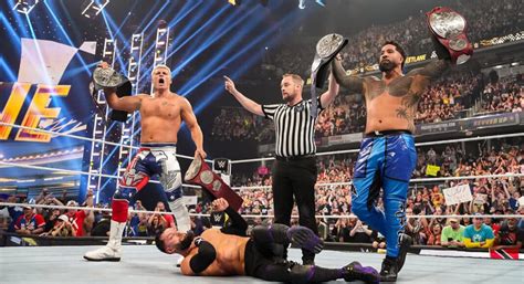 Resultados De WWE Fastlane 07 De Octubre De 2023 Cody Rhodes Y Jey Uso