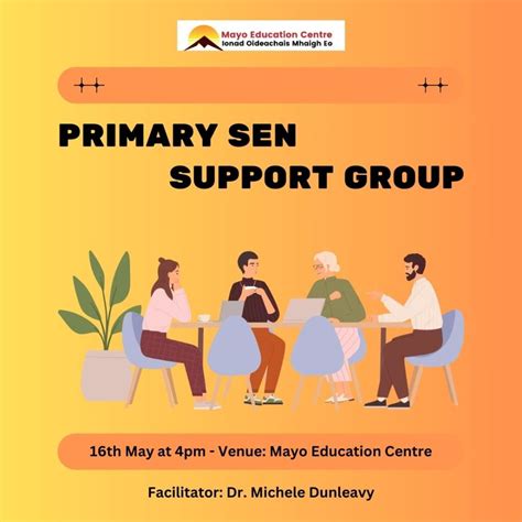 Primary Sen Support Group Meeting Face To Face Workshop Primary