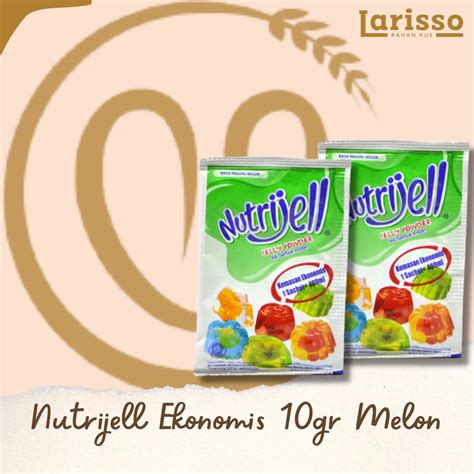 Jual NUTRIJELL EKONOMIS JELLY POWDER JELI SERBUK INSTAN MELON 10GRAM