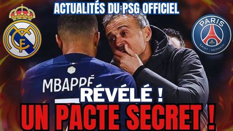 BOMBE URGENTE PACTE SECRET ENTRE LUIS ENRIQUE ET MBAPPÉ