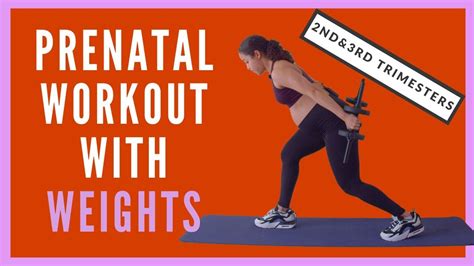 Pregnancy Workout With Weights 25 Min For 2nd 3rd Trimesters YouTube