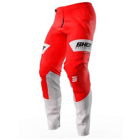 Pantalon Cross CONTACT SCOPE SHOT Rouge Blanc MAXXESS FR Pantalon Cross