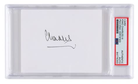 King Charles III Signature | RR Auction