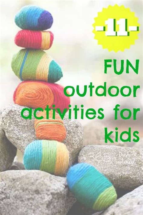 11 Fun Outdoor Activities For Kids Simple And Seasonal