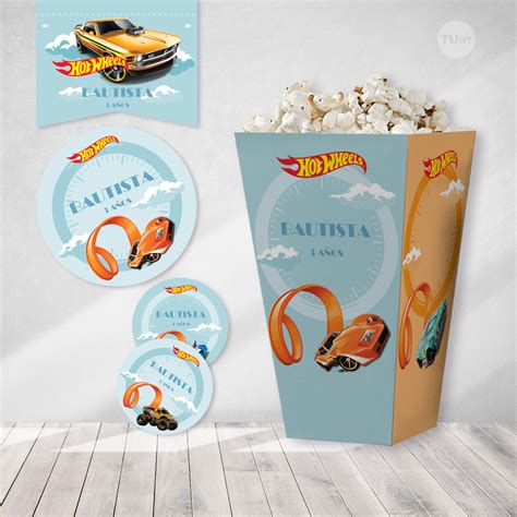 Kit Imprimible Autos Hot Wheels Tukit