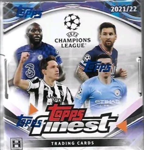 Topps Finest Uefa Champions League Soccer Hobby Box