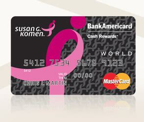 How to Apply for a Susan G. Komen BankAmericard Credit Card