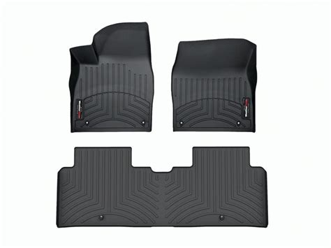 Weathertech Floorliners 1st And 2nd Row Black