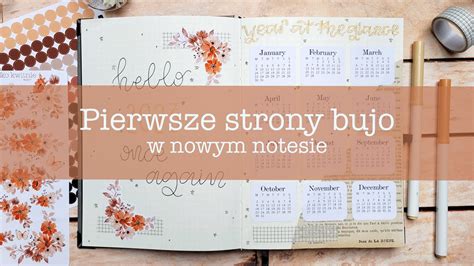 Pierwsze Strony Bujo W Notesie Od Memoru Bullet Journal Youtube