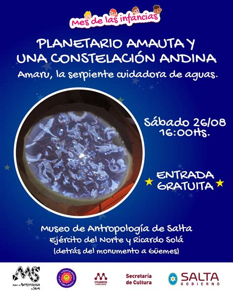 Mes de las Infancias Este sábado llega el Planetario El Amauta al