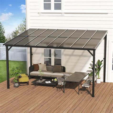 Hermes Angeli Ft W X Ft D Steel Patio Gazebo Wayfair