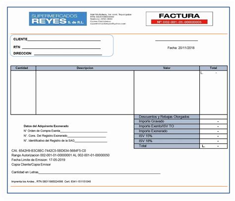 50 Formato Para Facturas En Excel Ufreeonline Template 44388 Hot Sex