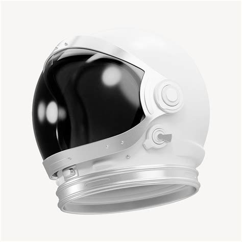 Astronaut Helmet 3d Rendering Design Free Photo Rawpixel