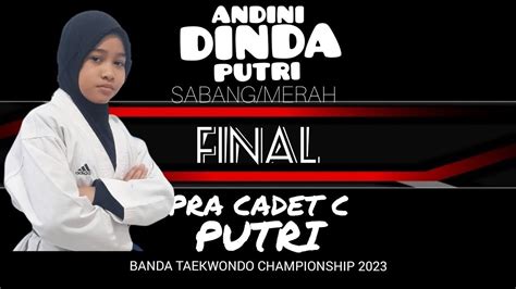 Andini Dinda Putri Sabang Merah Vs Risna Kartini Tbn Kodim