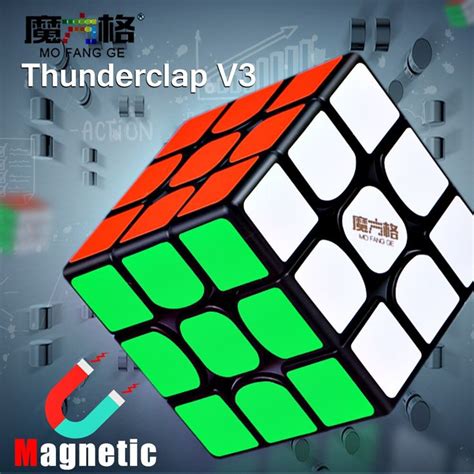 An Image Of A Rubik Cube With The Words Thunderclap V On It