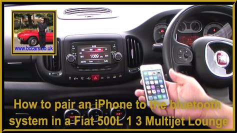 Fiat 500 Bluetooth Pairing