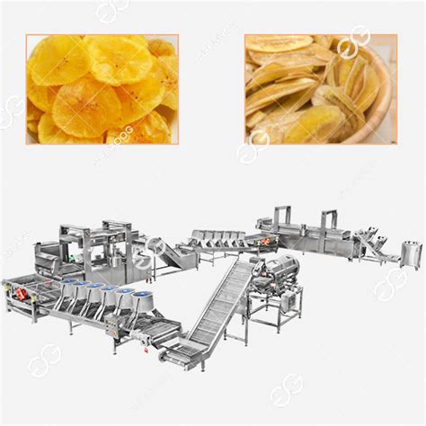 Fully Automatic Banana Plantain Chips Production Line For Sale