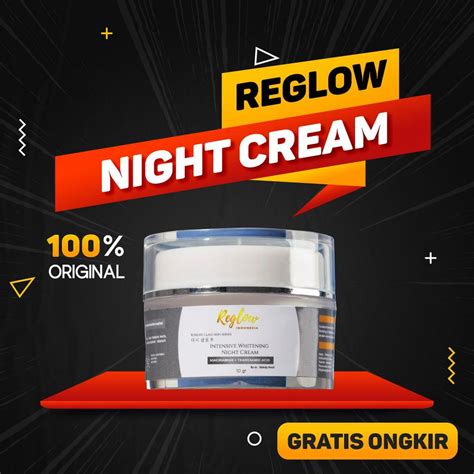 Jual Krim Malam Reglow Intensive Whitening Night Cream Cream Wajah