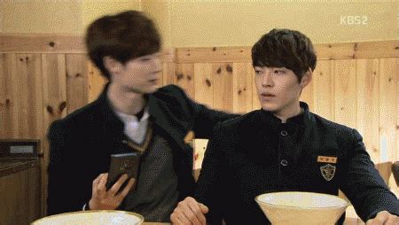 Lee Jong Suk And Kim Woo Bin Kiss