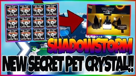 LOCATION OF THE NEW SECRET PET CRYSTAL IN NINJA LEGENDS ROBLOX