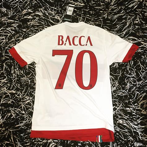 AC Milan Visitante Camiseta de Fútbol 2015 2016 Sponsored by Emirates