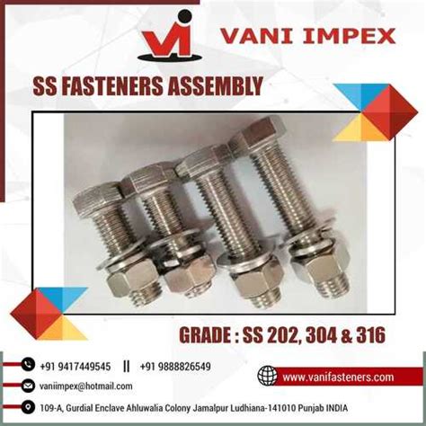 Stainless Steel Fasteners Latest Price Stainless Steel Fasteners