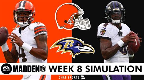 Browns Vs Ravens Madden Simulation Reaction For Nfl Season