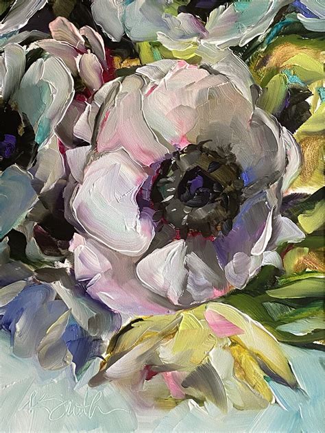 Fresh Perspective Anemone Oil Painting Demo — Kim Smith Fine Art