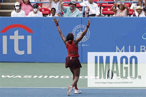 Tennis Mubadala Citi Dc Open Aug Washington D C Usa Coco