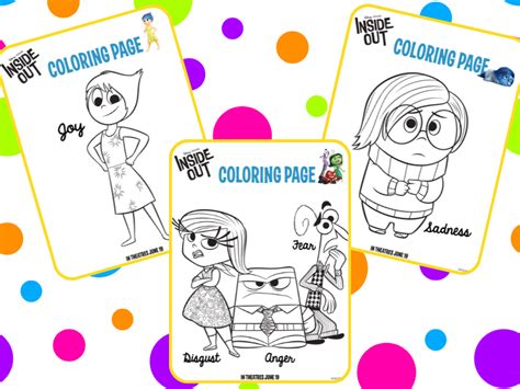 Inside Out Printable Activities Pixie Dusted Lifestyle