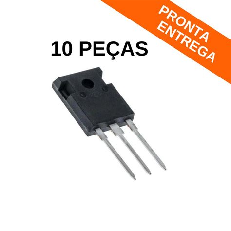 Kit 10 Peças Transistor Mosfet Irfp460 500v To 247 Pth Transistores Achei Componentes