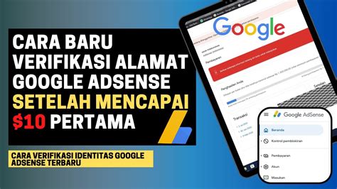 Cara Verifikasi Identitas Dan Request Pin Google Adsense Terbaru