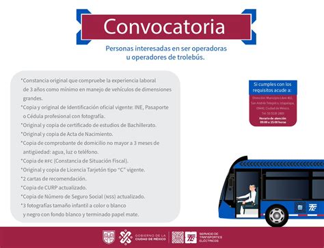 Secretaría de Movilidad CDMX on Twitter RT STECDMX Convocatoria a