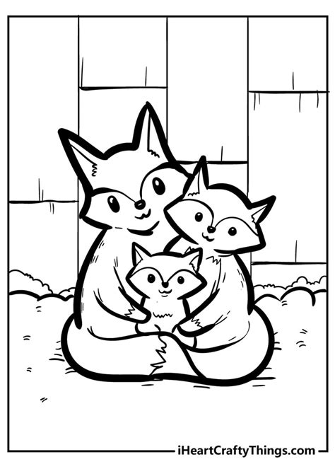 30 Brand New Fantastic Fox Coloring Pages