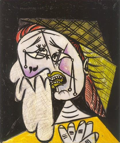 Pablo Picasso 1937 La Femme Qui Pleure Au Foulard 4 Flickr