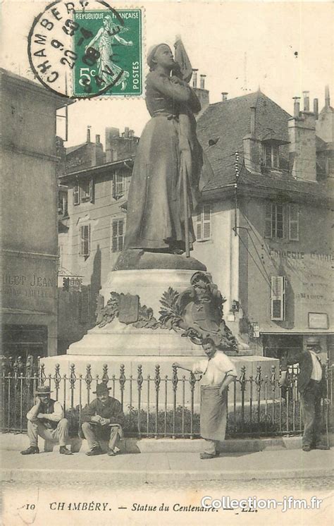 CPA FRANCE 73 Chambéry statue du centenaire 73 savoie