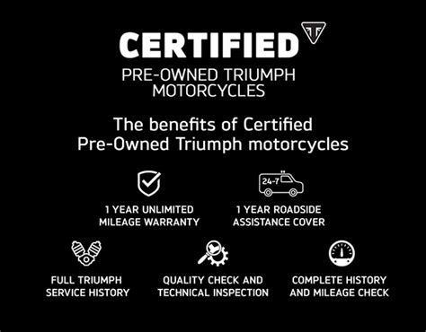 Triumph Launches Certified Pre Owned Program Rider Magazine